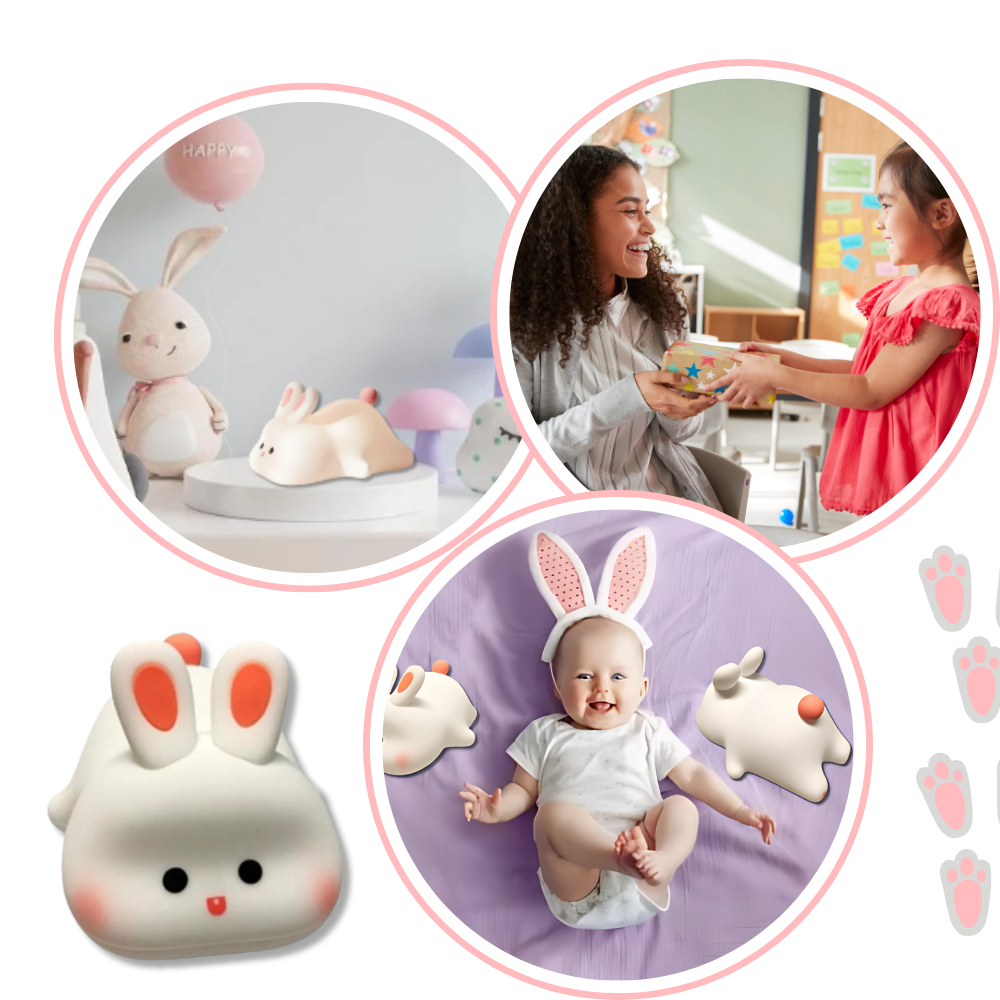 Cozy Adorable Bunny Night Light - Versatility in Light - Ozerty