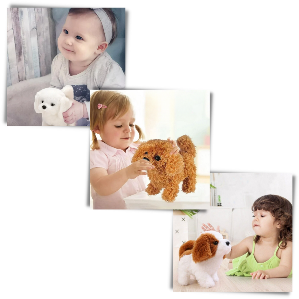 Cuddly Interactive Puppy Toy -  Safety Meets Play - Ozerty