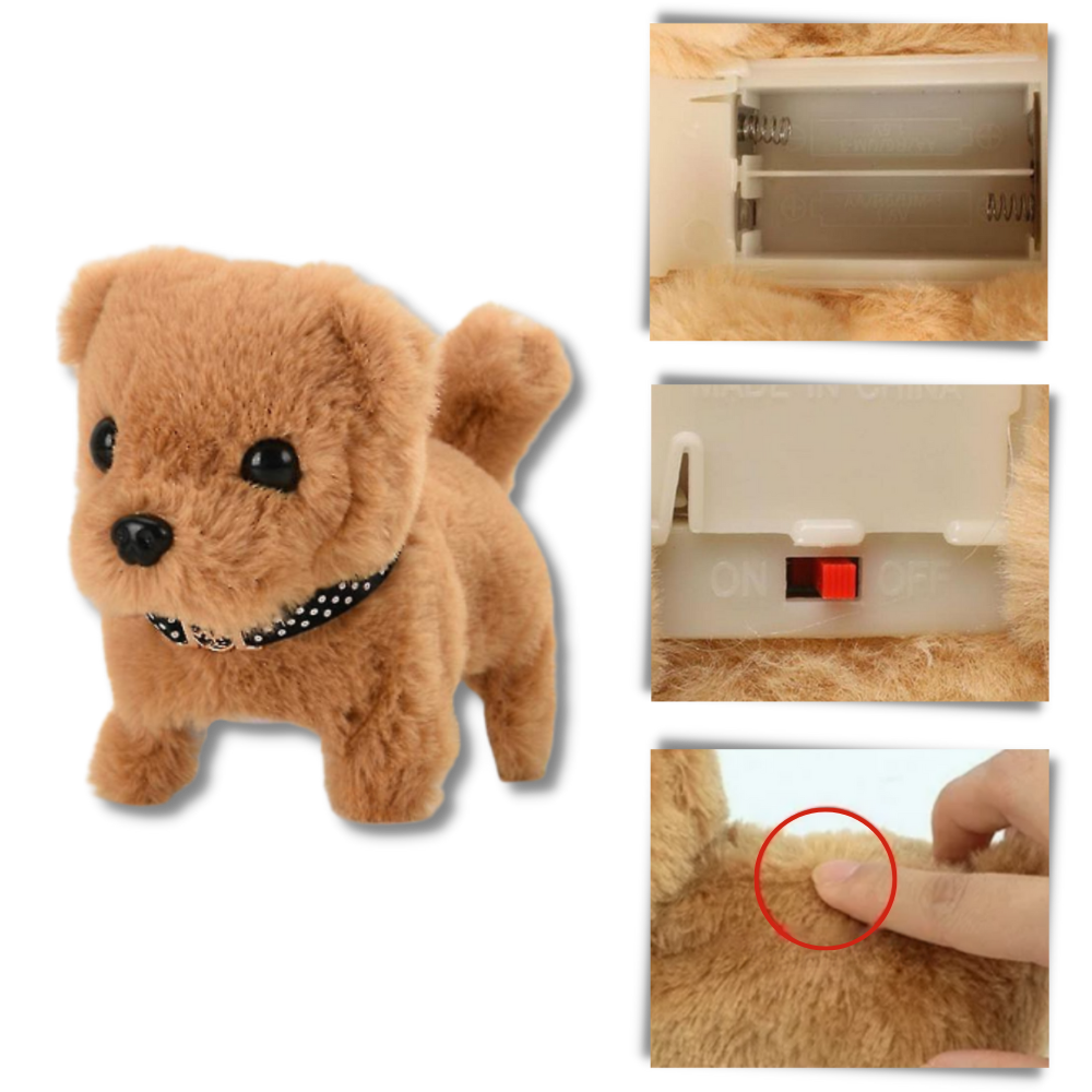 Cuddly Interactive Puppy Toy - Effortless Fun - Ozerty