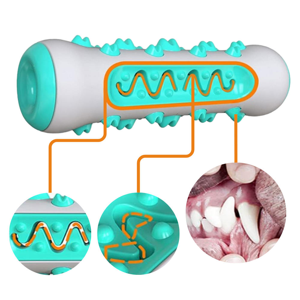 Giocattolo da masticare per la cura dei denti per cani - Una routine dentale senza sforzo - Ozerty
