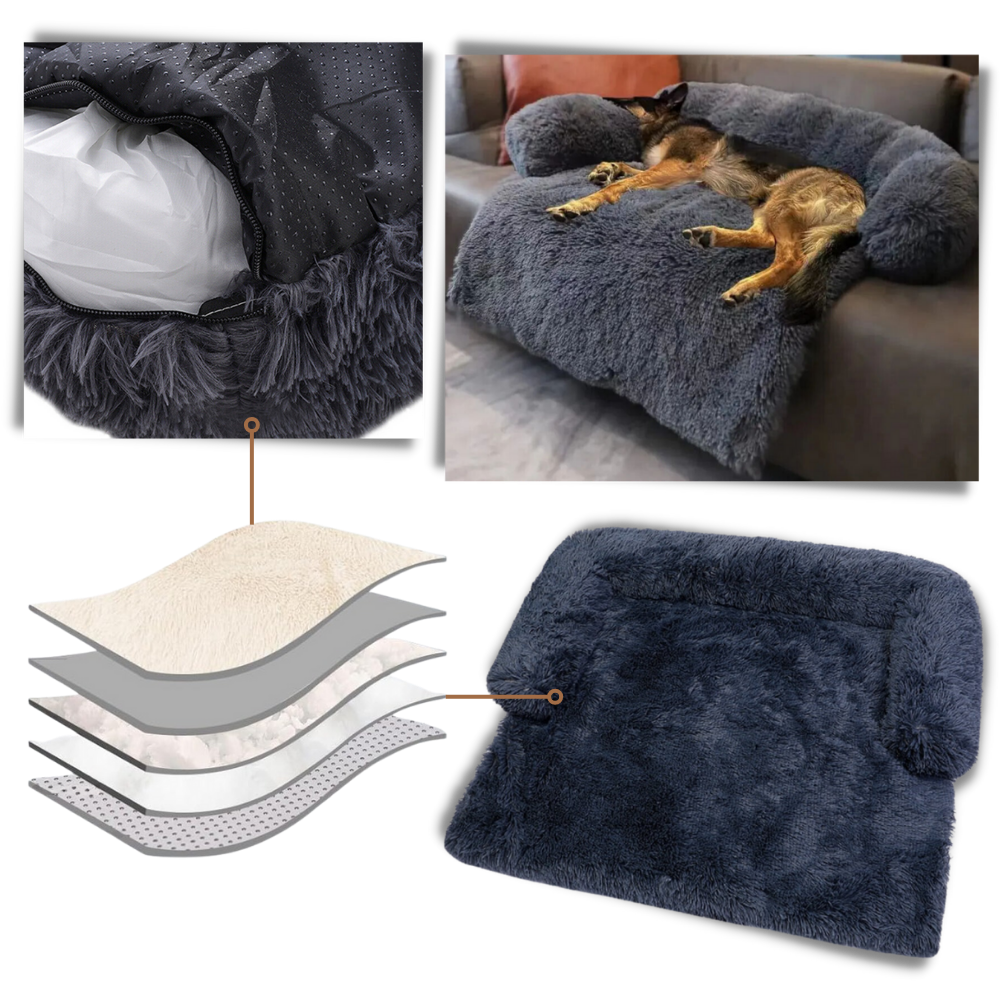 Lugnande möbelskydd för hundar - Extra lager av komfort - Ozerty