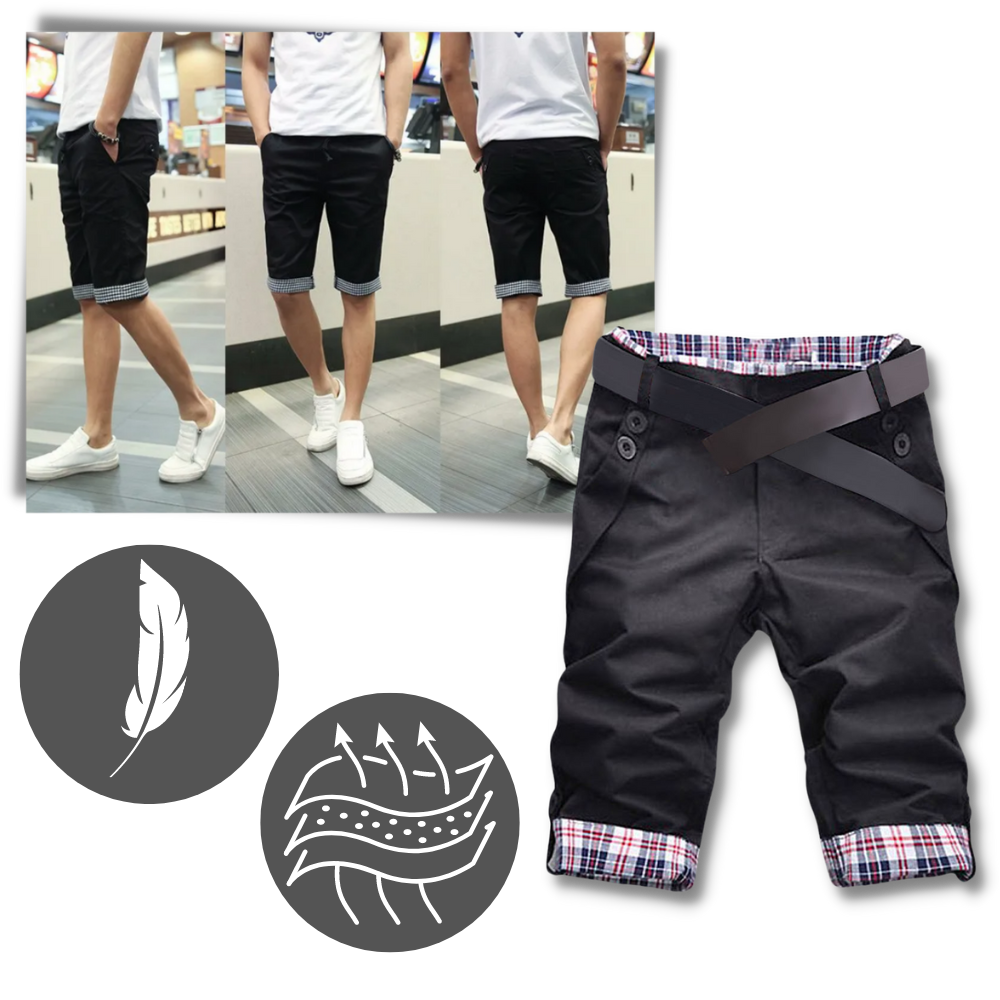 Elegant Cargo Shorts for menn

 - Ultimat komfort i hver tråd

 - Ozerty