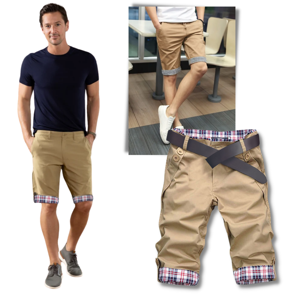 Eleganta cargo shorts för herrar - Ozerty