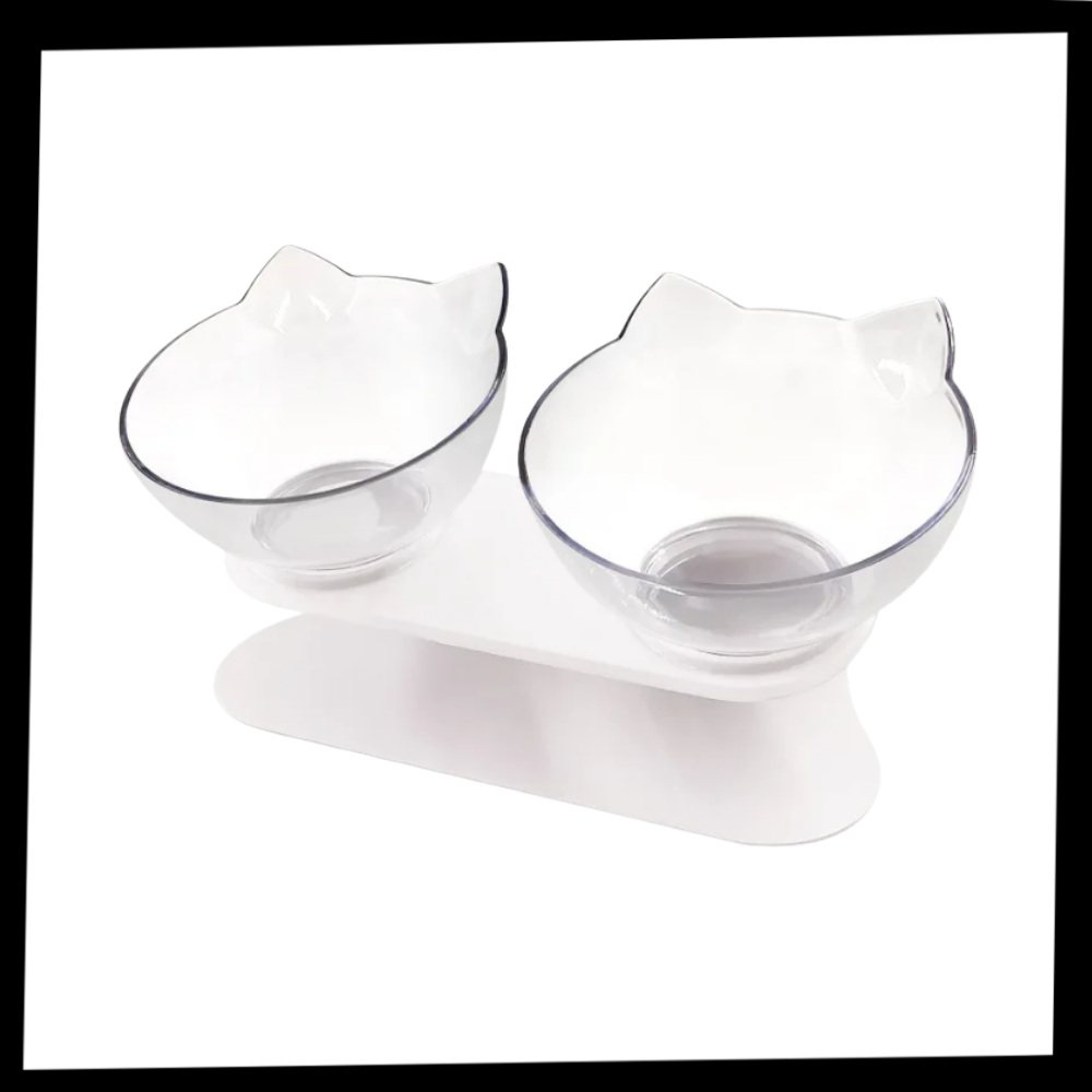 Forhøjet og komfortabel skål til katte
 - Produktets indhold - Ozerty