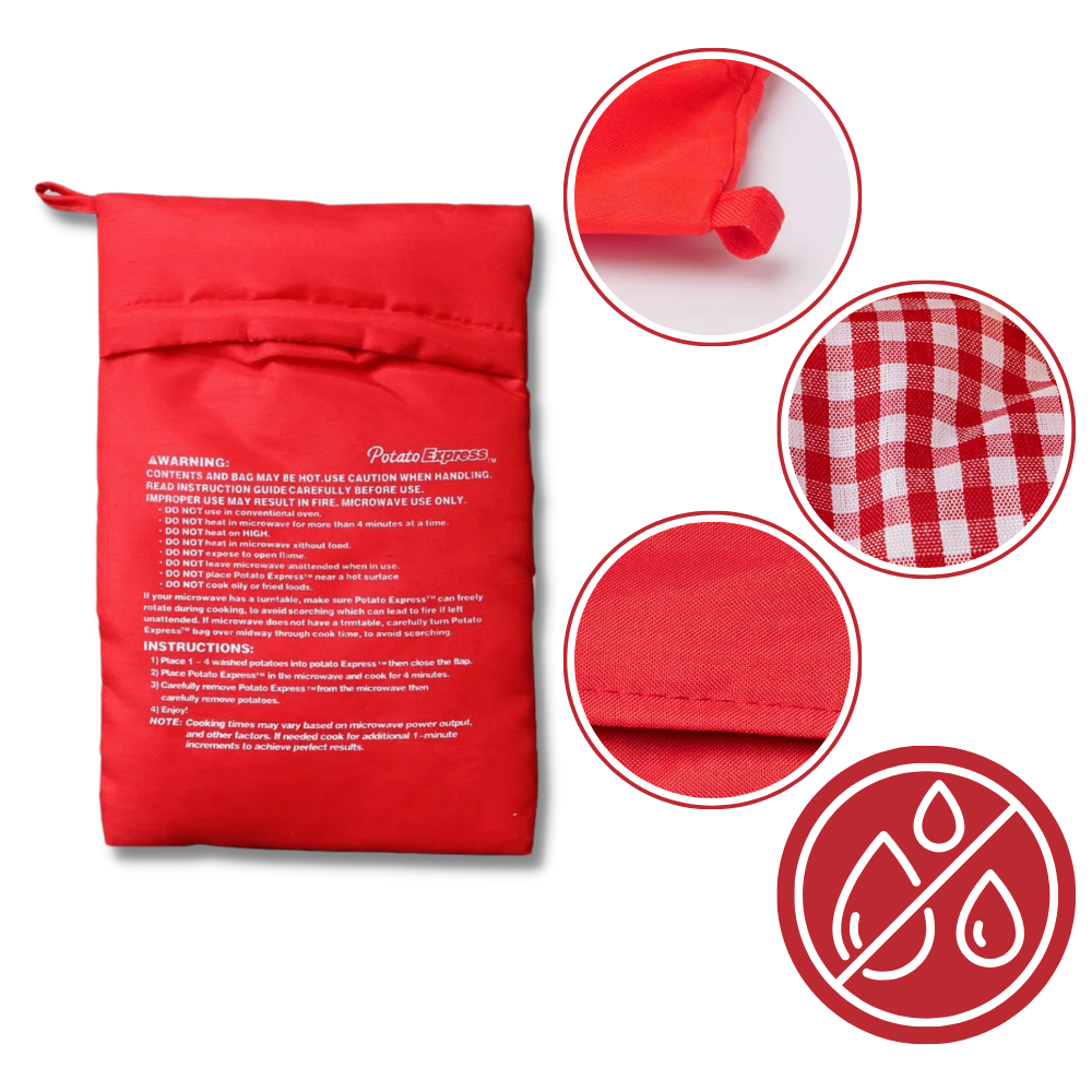 Energy Efficient Microwave Potato Bag - Energy Efficient - Ozerty