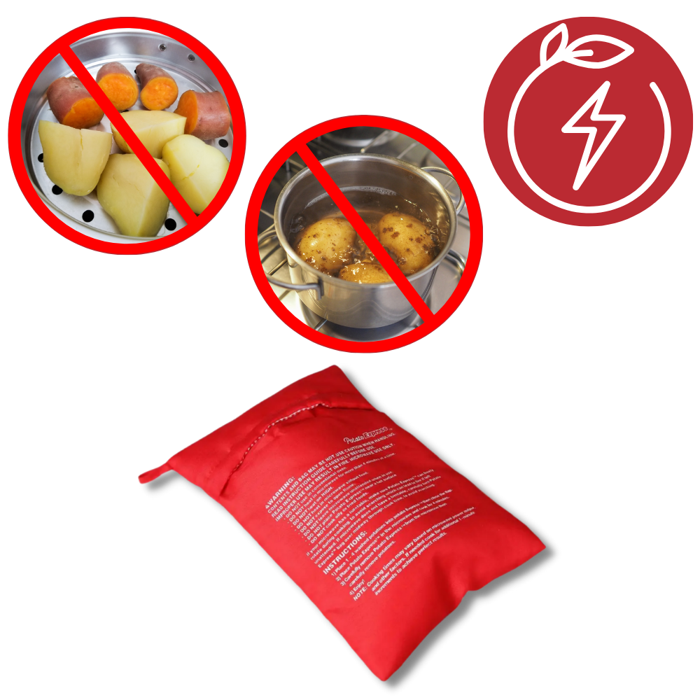 Energy Efficient Microwave Potato Bag - Effortless Clean-Up - Ozerty