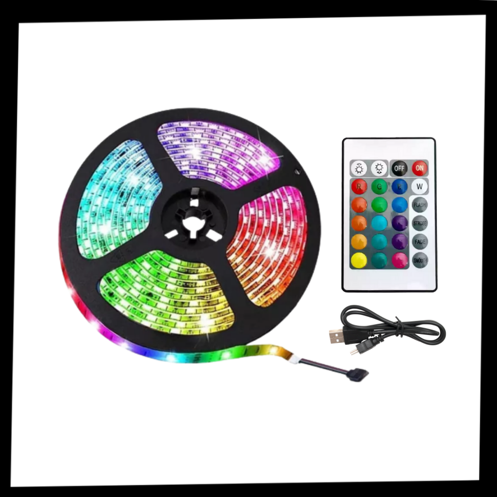 Energy Efficient RGB Led Strip - Product content - Ozerty