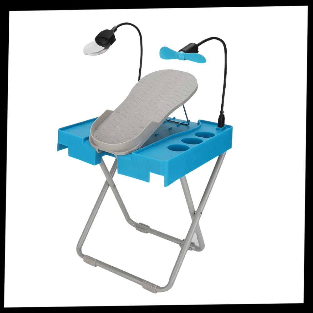 Ergonomic LED Pedicure Foot Rest - Product content - Ozerty
