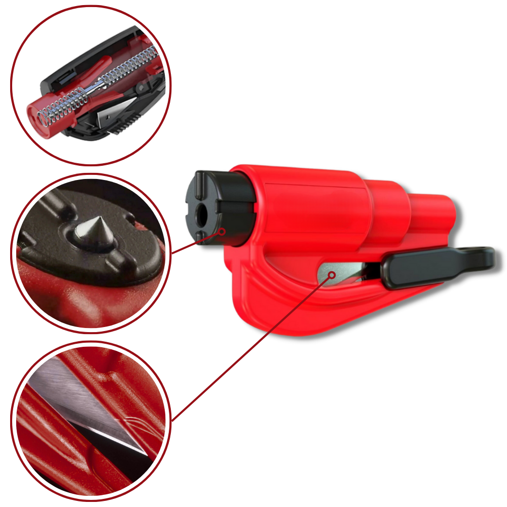 Essential 2-in-1 Car Breaker Tool - Convenient and Accessible Design - Ozerty