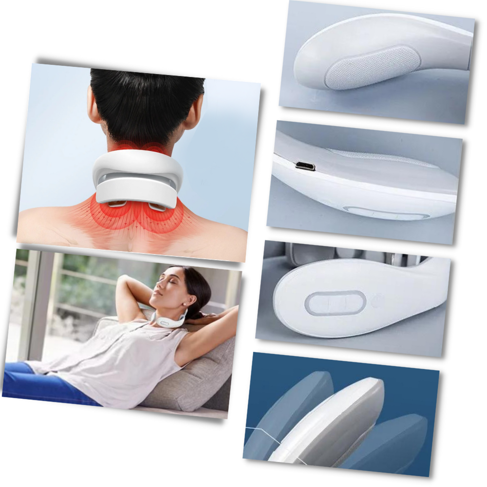 Four Head Relief Neck and Shoulder Massager - Designed for Your Comfort - Ozerty