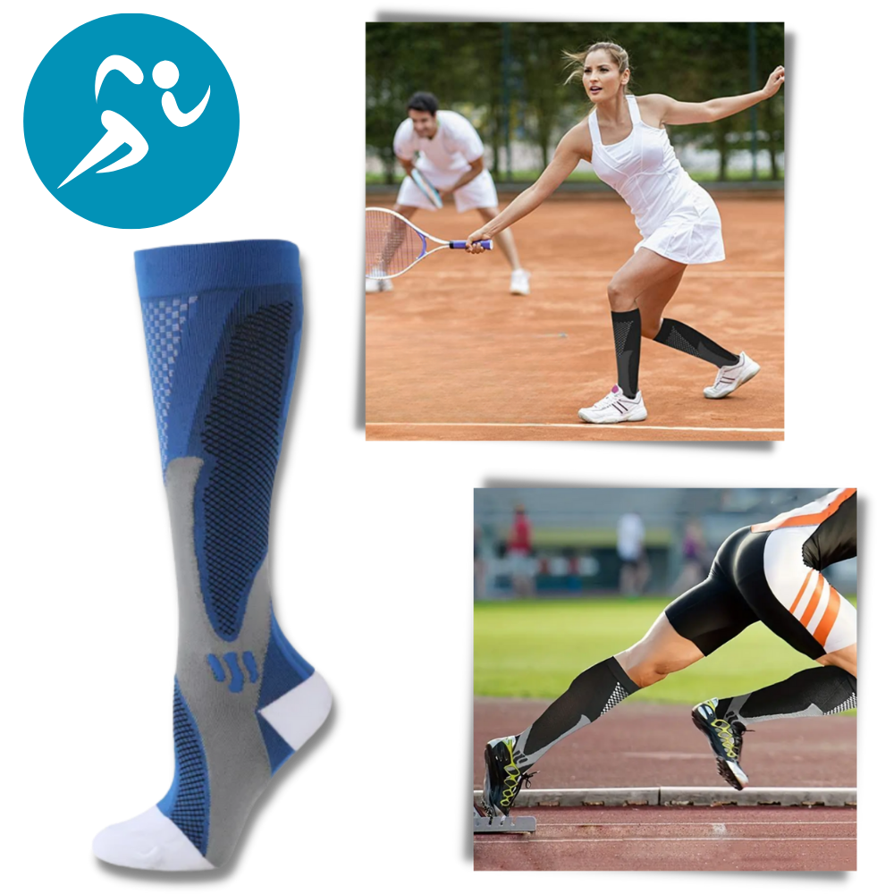 Functional & Stylish Compression Socks - Play like a pro with no worry - Ozerty