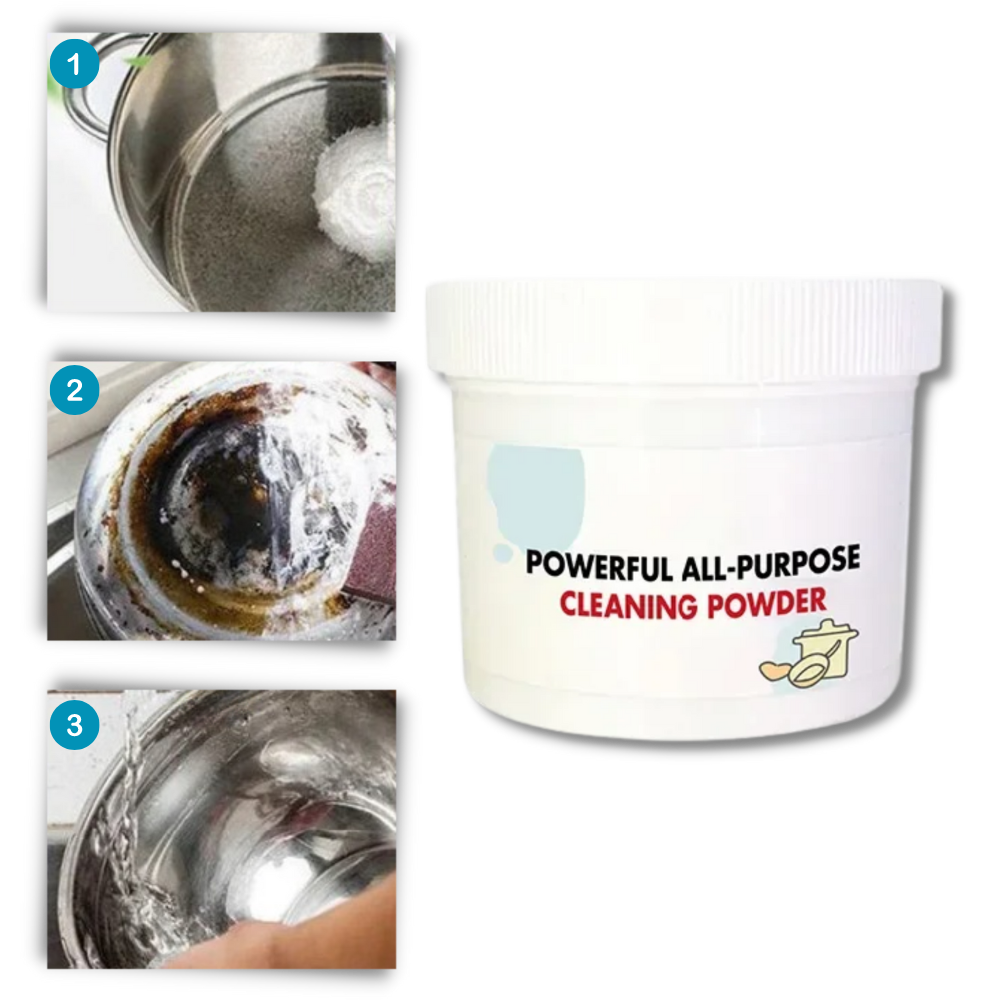 Gentle All-purpose Cleaning Powder - Fast-Acting Formula for Immediate Results - Ozerty