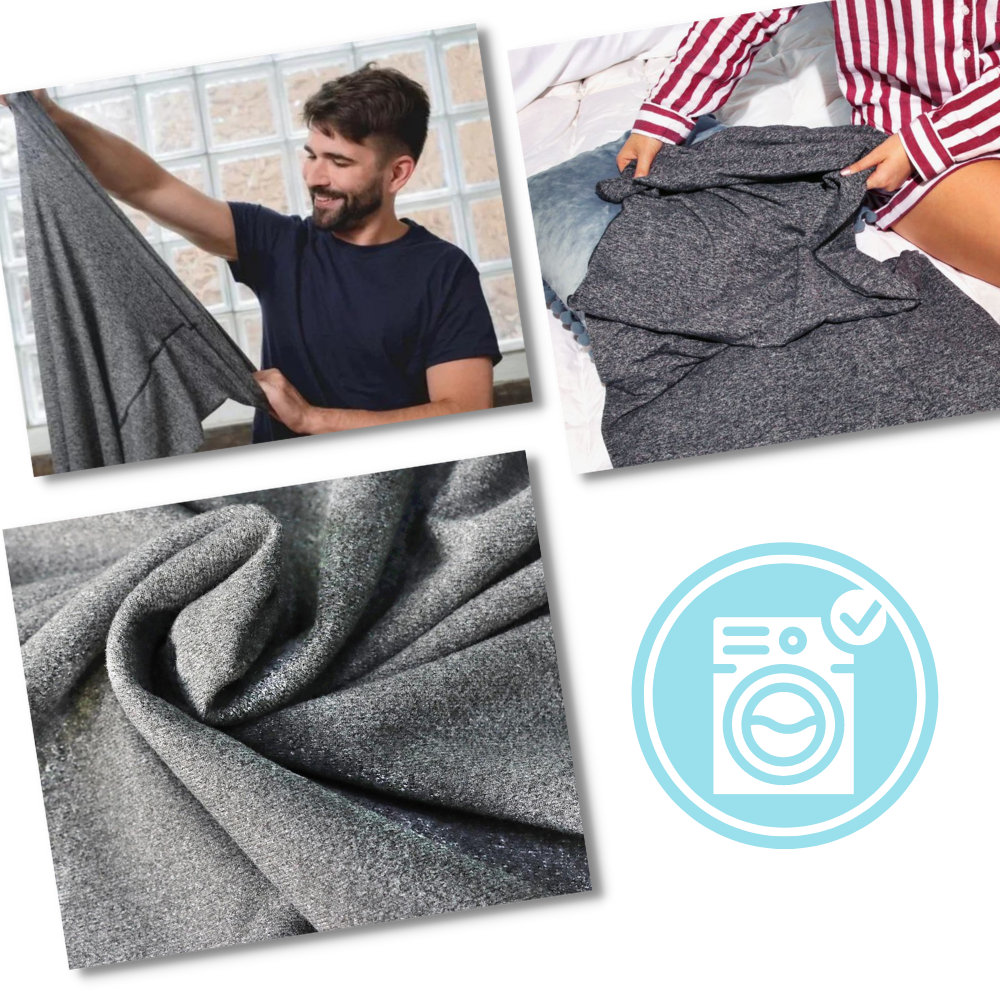Sovesvøb med hætte som et tæppe der kan haves på
 - Problemfri vedligeholdelse
 - Ozerty