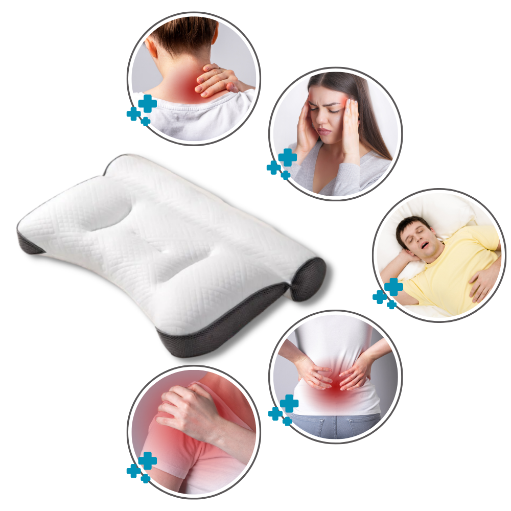 Hypoallergenic Cervical Support Pillow - Eradicate Neck Discomfort - Ozerty