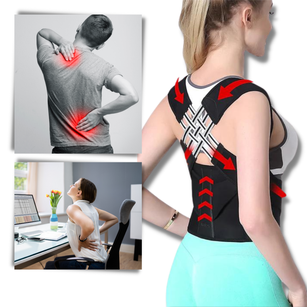 Øjeblikkelig forbedring af kropspositur
 - Lindr hurtigt ubehag i ryg, skuldre og nakke
 - Ozerty