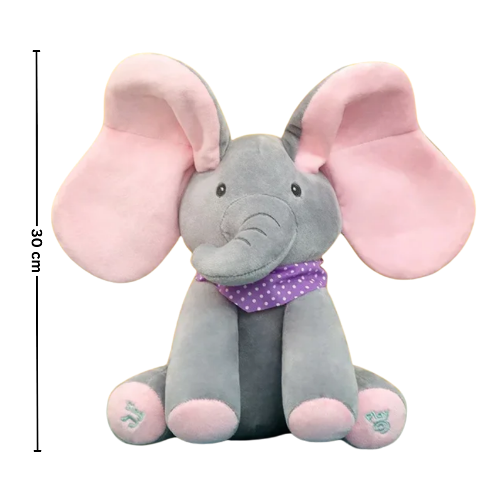 Peluche Éléphant interactif Peek a Boo - Caractéristiques techniques - Ozerty