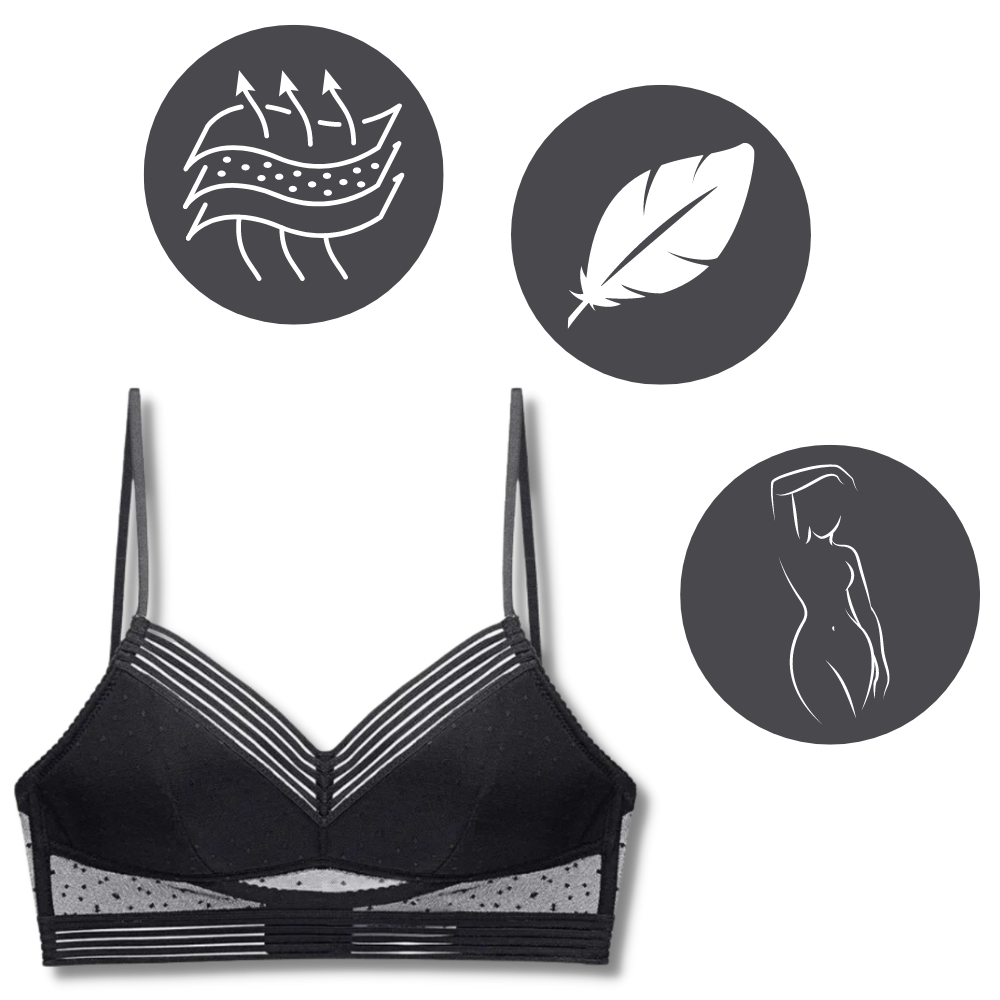 Invisible Lace Bra for Seamless Style - Customizable Comfort - Ozerty