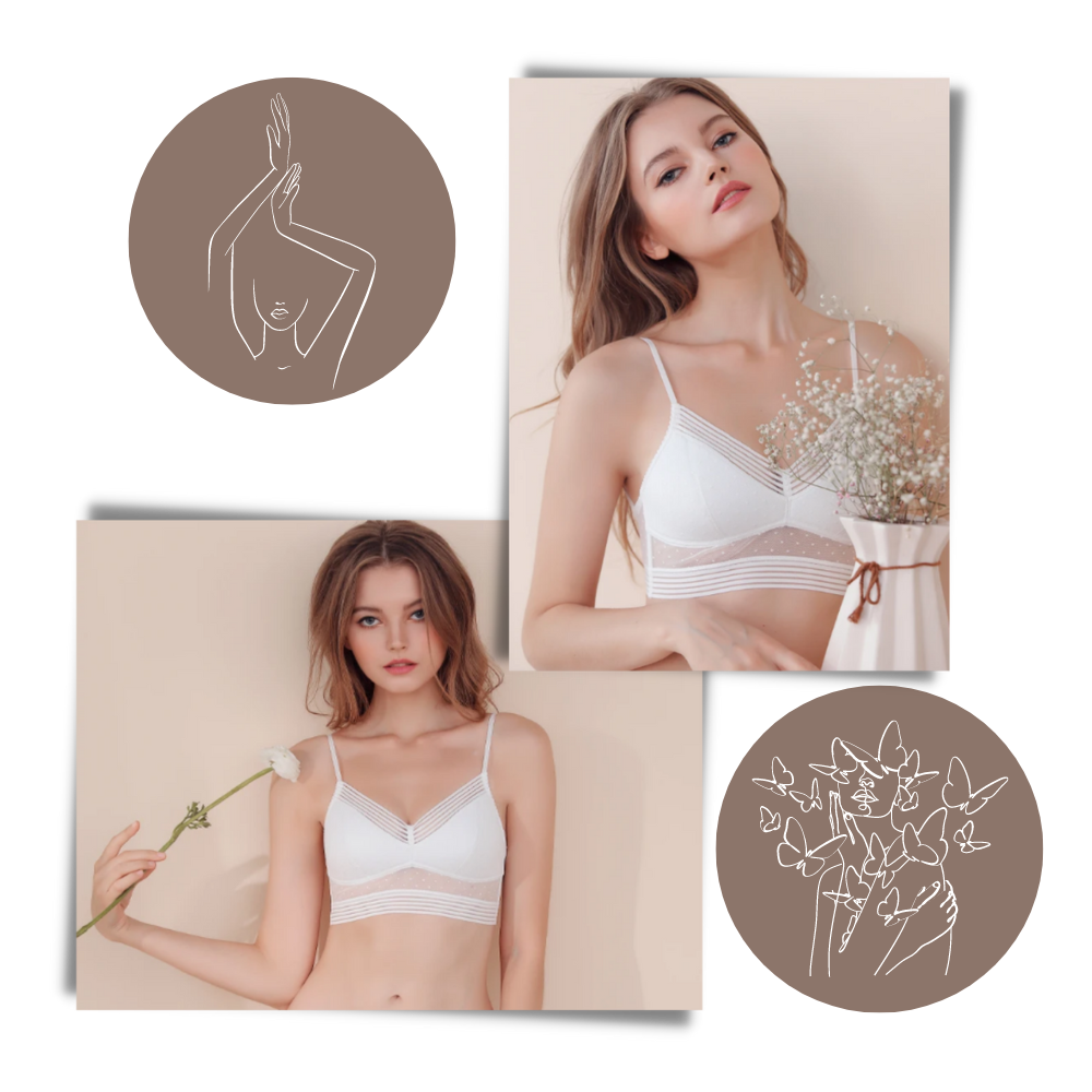 Invisible Lace Bra for Seamless Style - A touch of feminity - Ozerty