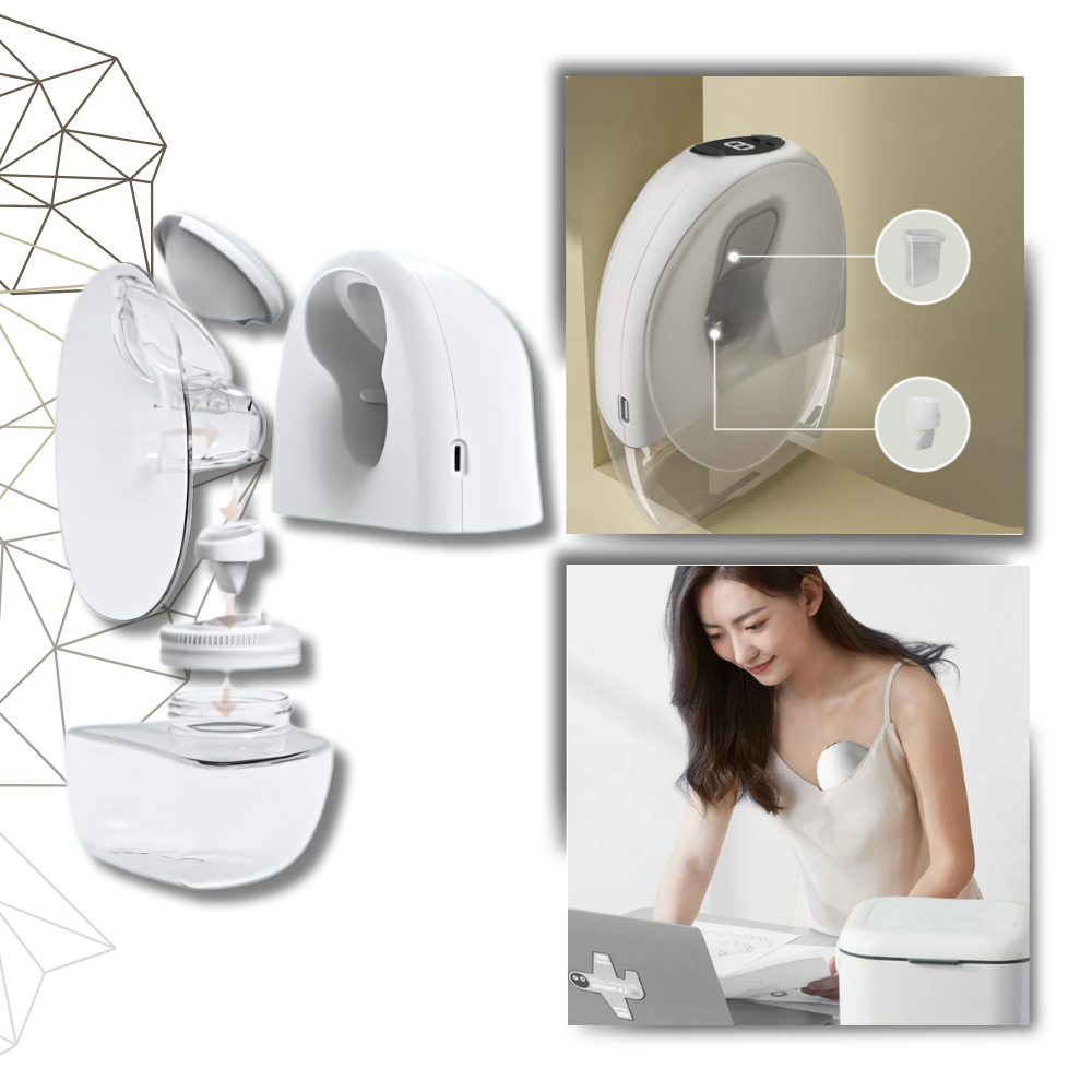 Leak Prevention Hands-Free Breast Pump - Safe and Secure - Ozerty