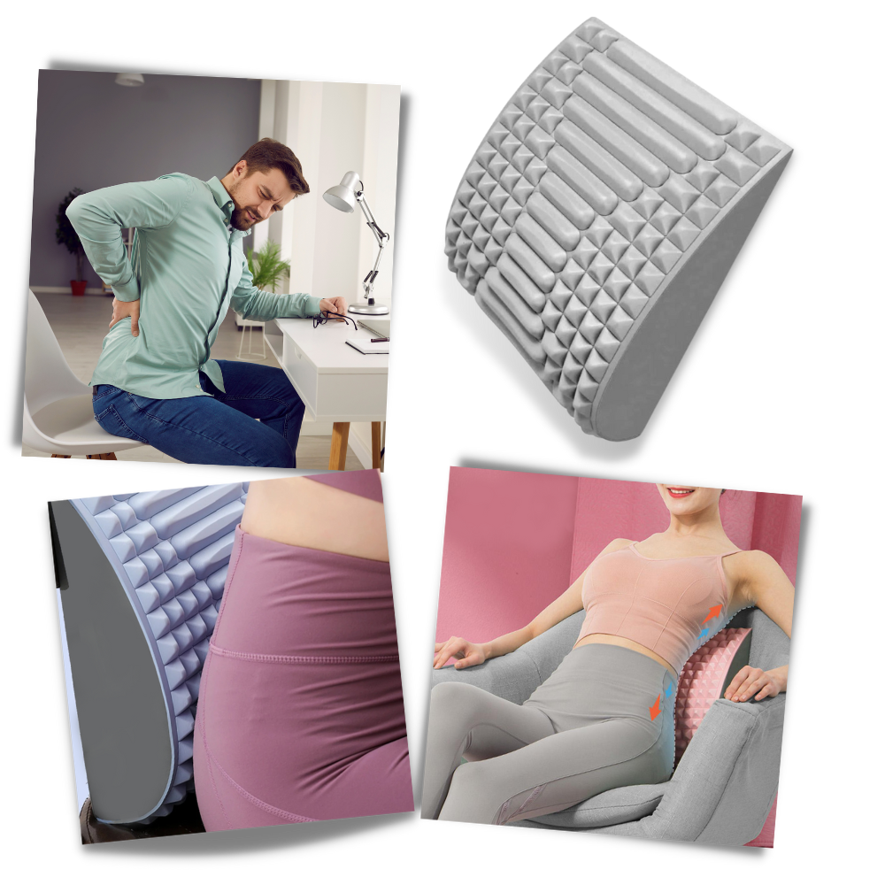 Lumbar and Cervical Support Pillow - Restore Spinal Curvage - Ozerty