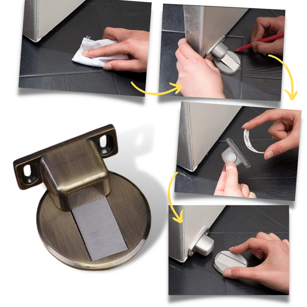 Magnetic Door Stopper in Stainless Steel

 - Easy installation - Ozerty