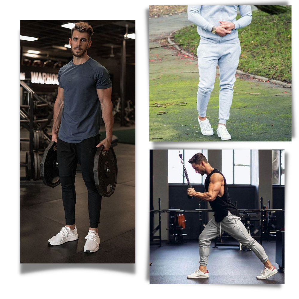 Men's Fitness Pants - Versatile Style for Everyday Wear - Ozerty