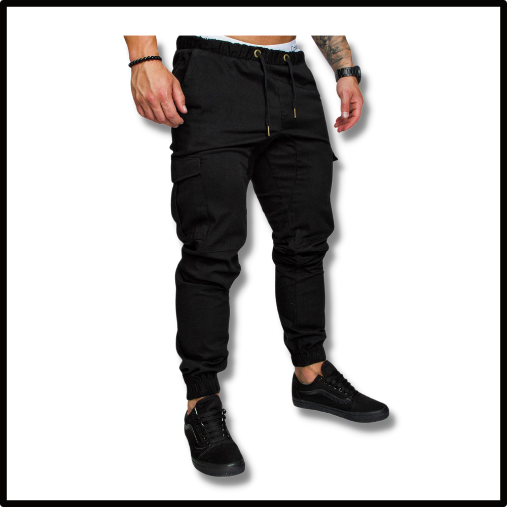 Men's Slim Fit Cargo Pants - Product content - Ozerty