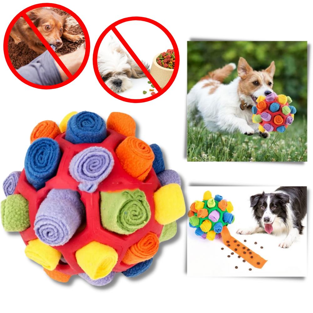 Mental Stimulator Snuffle Ball - The Ultimate Engagement Toy - Ozerty