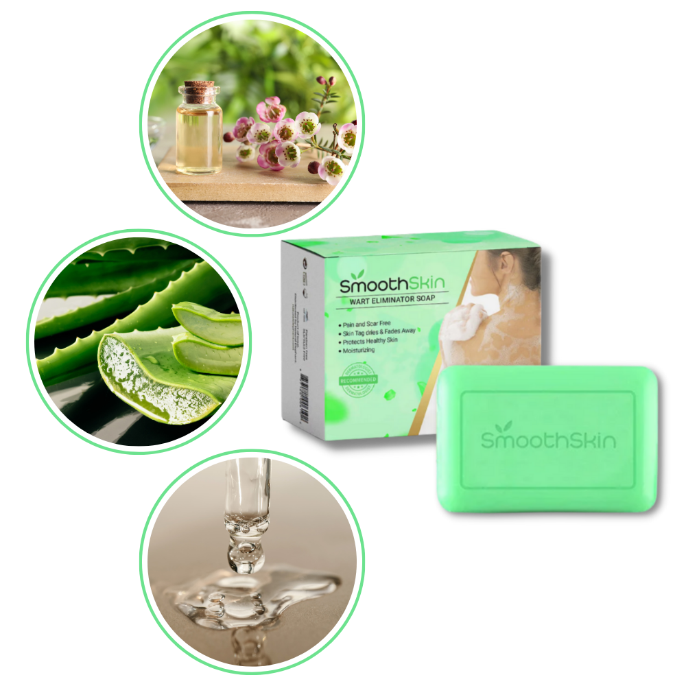 Moisturizing Exfoliator Wart Removal Soap - Ethical and Effective - Ozerty