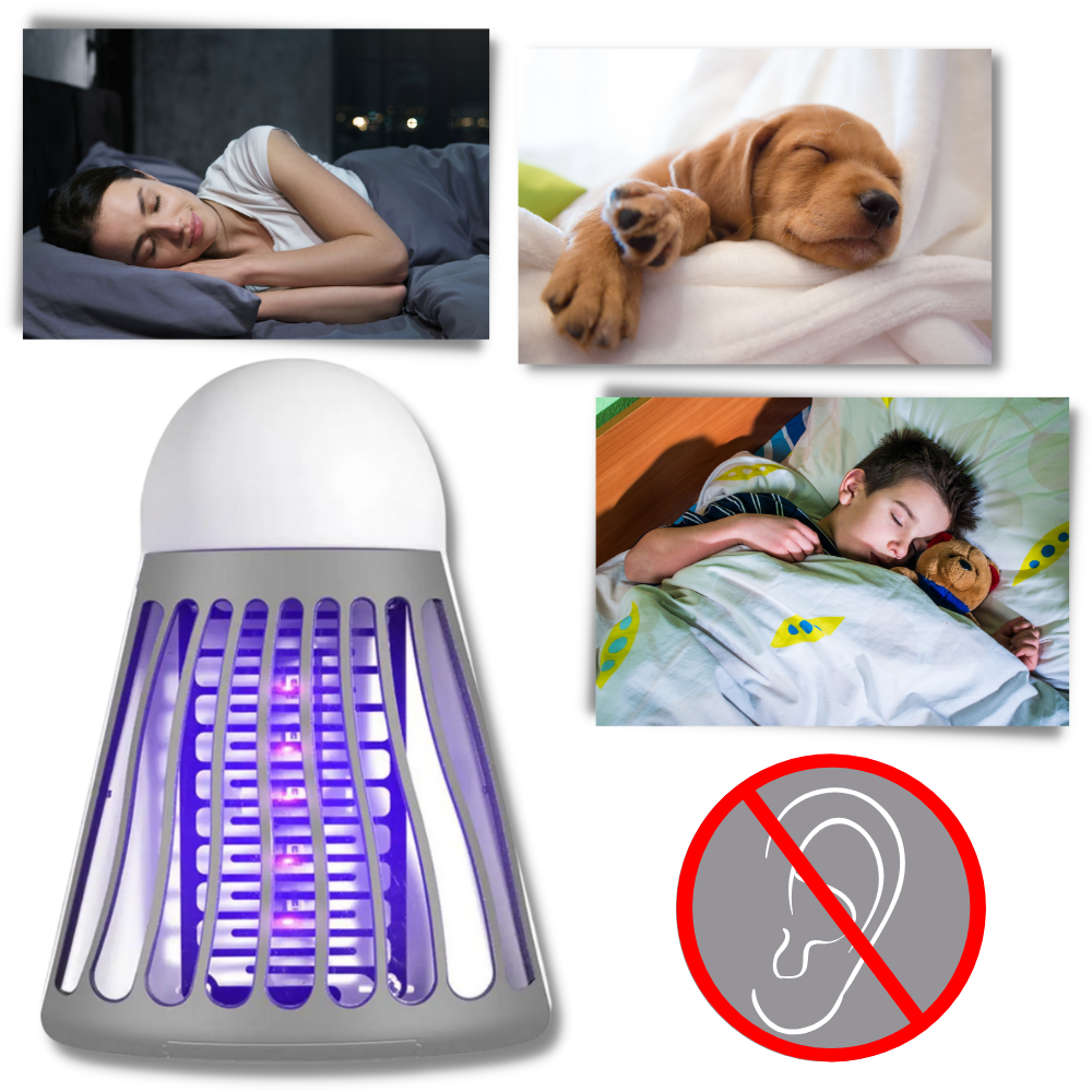  Mosquito Zapper Light - Silent Operation - Ozerty