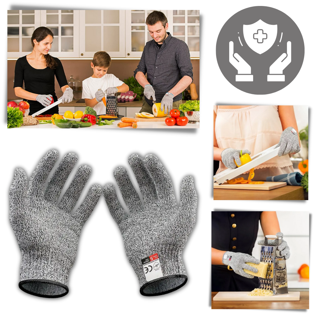 Gants multi-usages anti-coupures

 - Multi-tâches en toute confiance

 - Ozerty