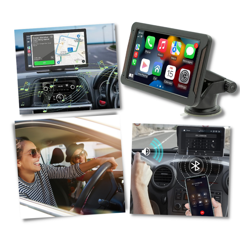 Multimedia Wireless Car Play - Advanced Bluetooth Features - Ozerty