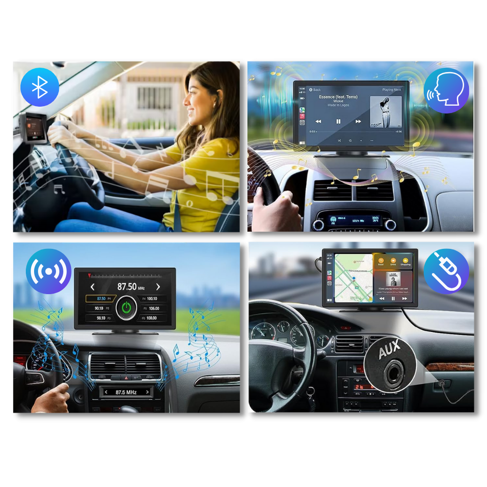 Multimedia Wireless Car Play - Exceptional Audio Performance - Ozerty