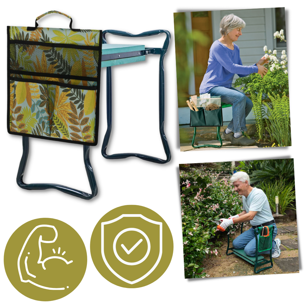 Multipurpose gardening kneeler  - Ensuring Safety in Gardening - Ozerty