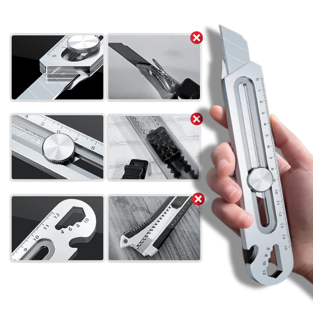 Multipurpose Retractable Box Cutter - Comfort and Control - Ozerty