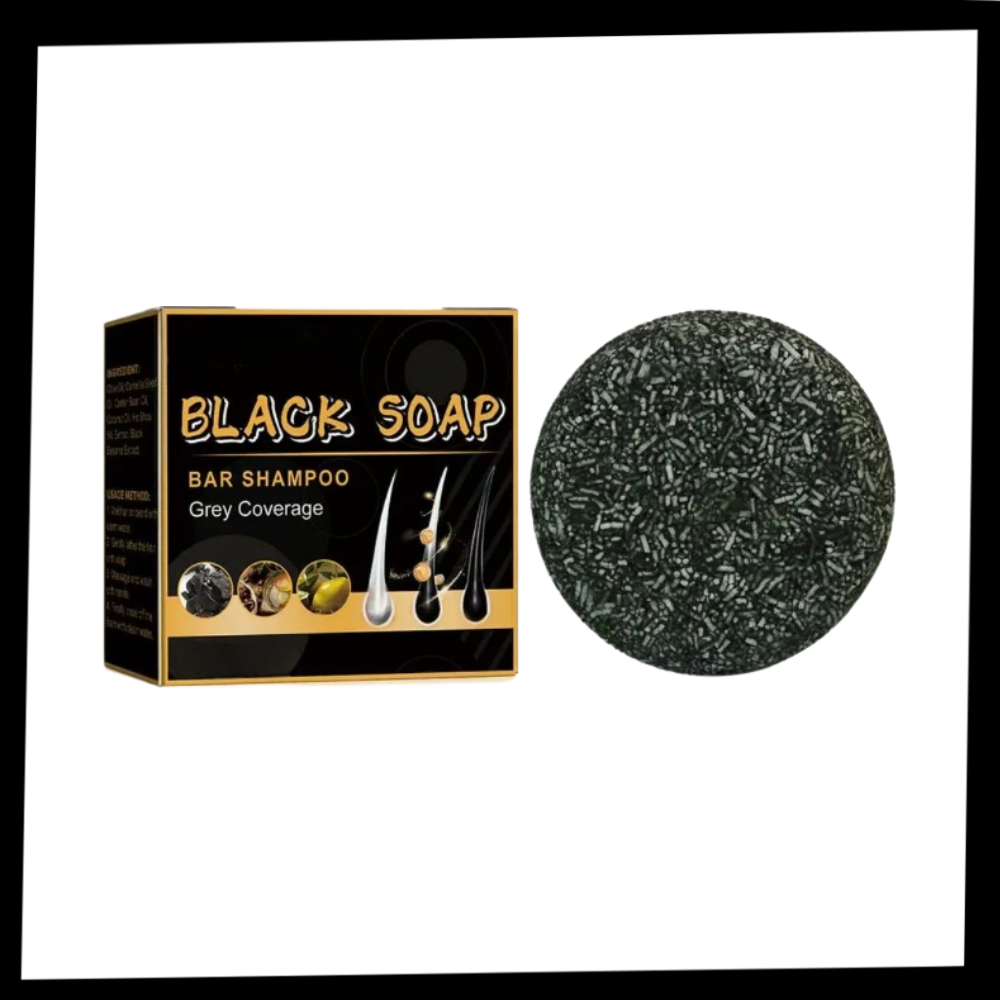 Natural Hair Darkening Bar Shampoo - Product content - Ozerty