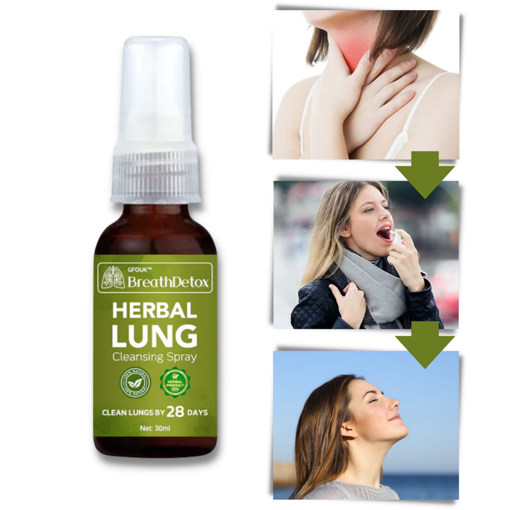 Natural relief herbal cleansing spray - Soothing Relief for Throat Discomfort - Ozerty