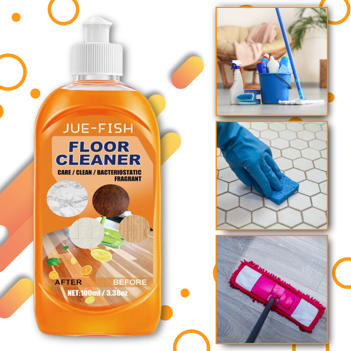 Natural Scent Multipurpose Marble Cleaner - Eradicate Stains Effortlessly - Ozerty