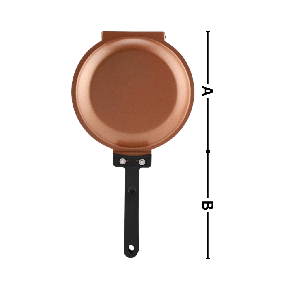 Non-stick Double Sided Pan - Technical characteristics - Ozerty