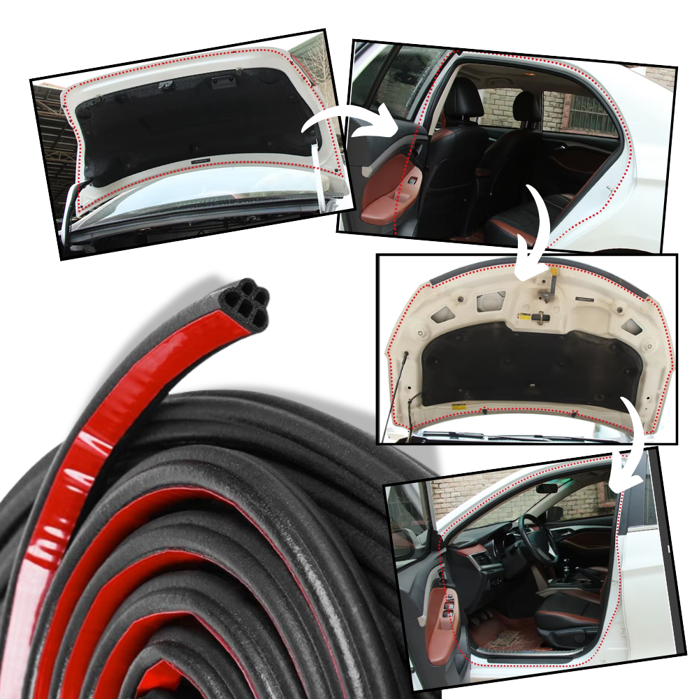lPerfect Seal Car Soundproof Weather Strip - Multi-Tasking Marvel: - Ozerty