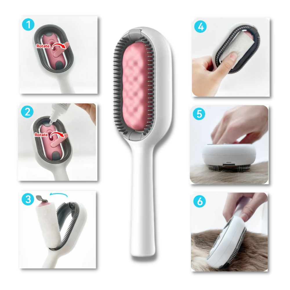 Pet Grooming Comb with Water tank - Technical characteristics - Ozerty