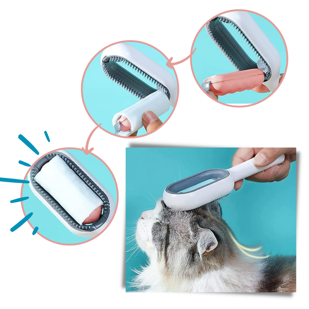 Pet Grooming Comb with Water tank - Self-Cleaning Functionality for Ultimate Convenience - Ozerty