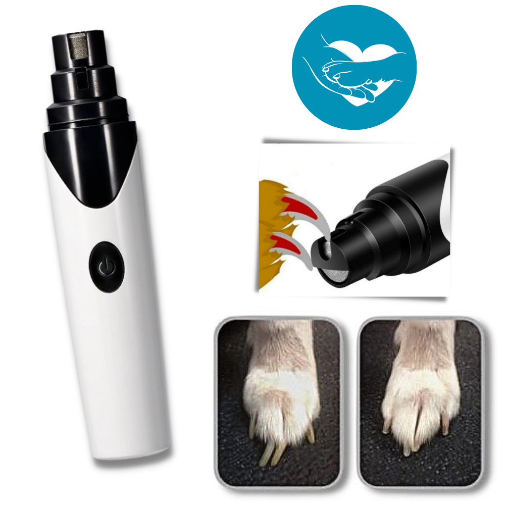 Pet Nail Grinder - The Gentle and Efficient Rechargeable Pet Nail trimmer - Ozerty