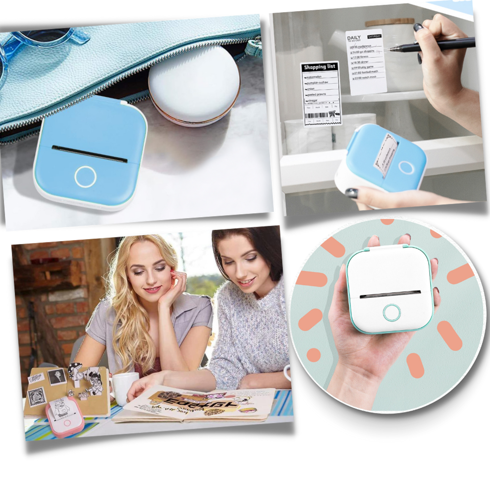 Phomemo Inkless Sticker Printer - Portable and Practical - Ozerty