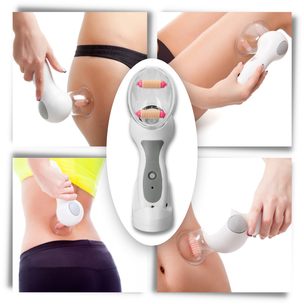 Portable Cellulite Suction Machine - Versatile Use Across the Body - Ozerty