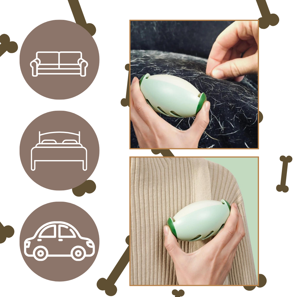 Powerful Adhesive Lint Roller For Pet Hair - Multi-Surface Master - Ozerty