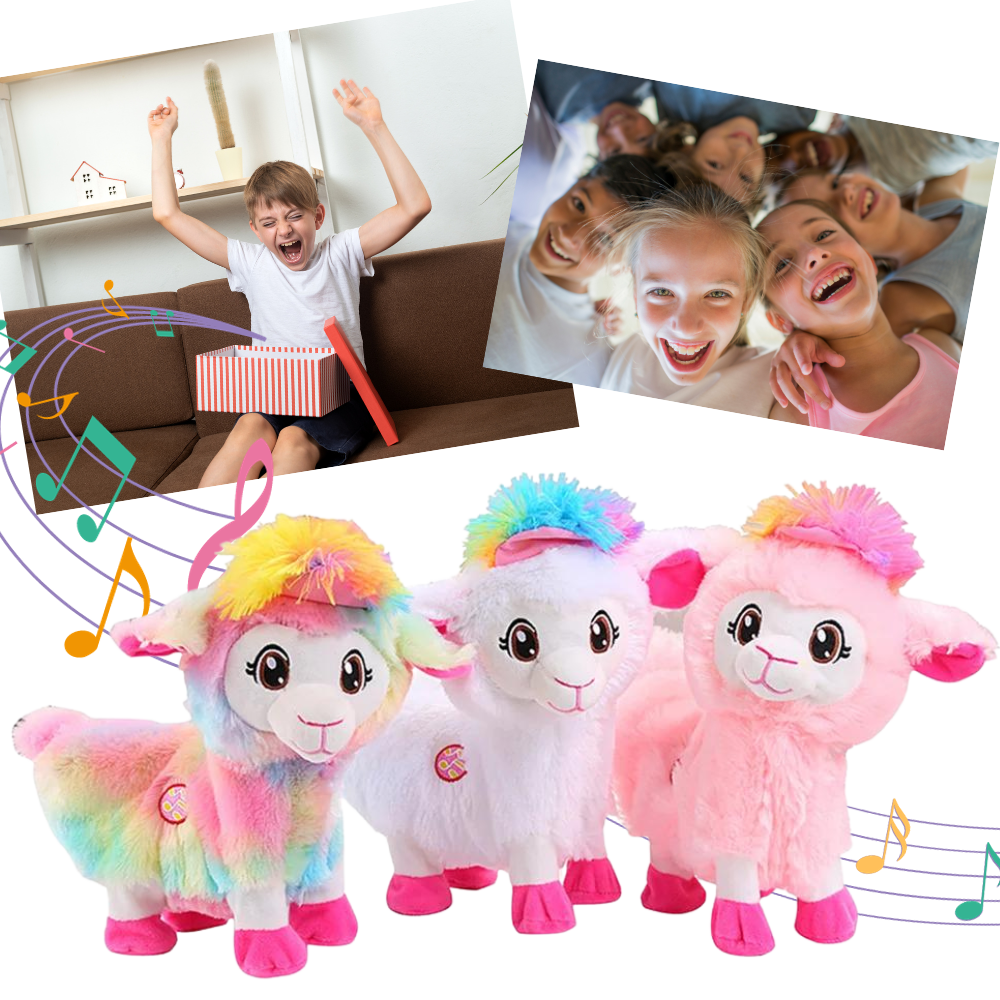 Rainbow Dancing Llama Musical Shakin Toy - Educational Benefits - Ozerty