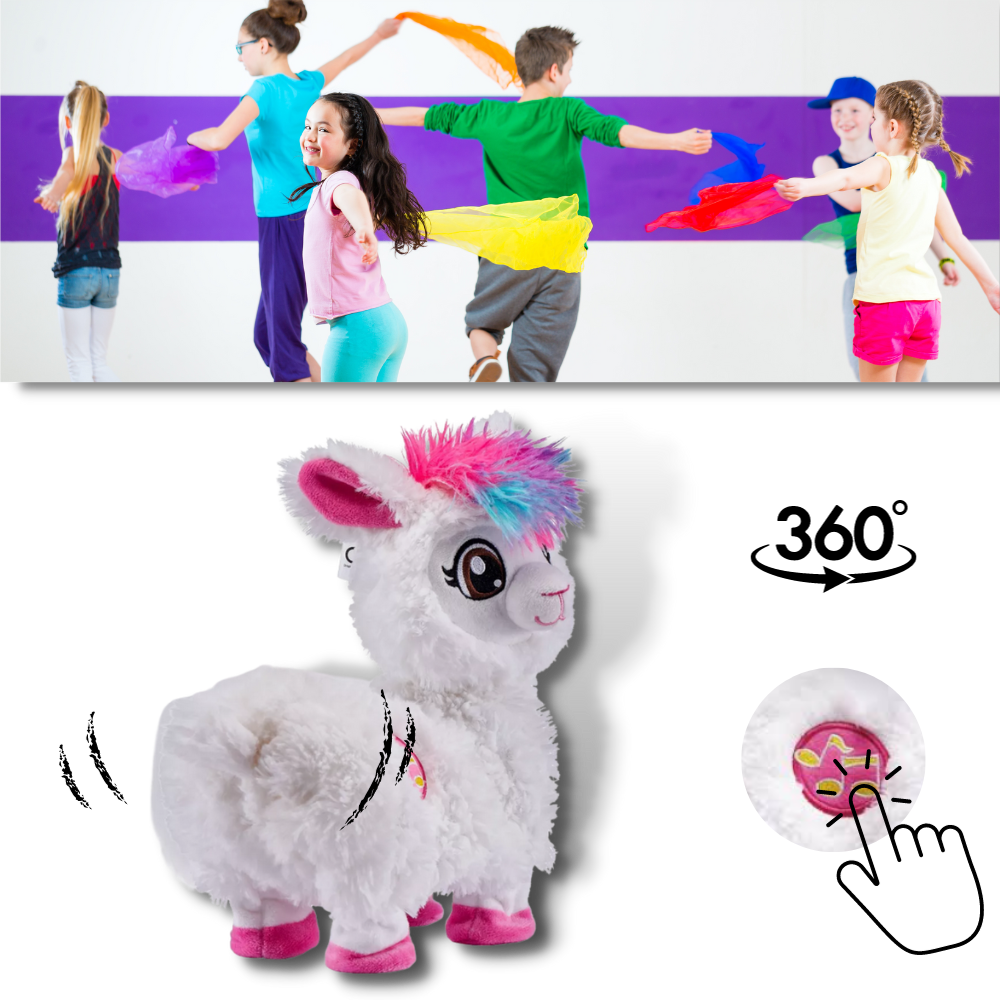 Rainbow Dancing Llama Musical Shakin Toy - User-Friendly Operation - Ozerty