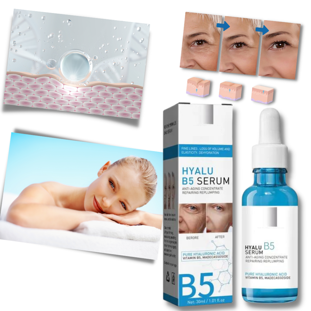 Hyalu B5-serum med hyaluronsyra - Ozerty