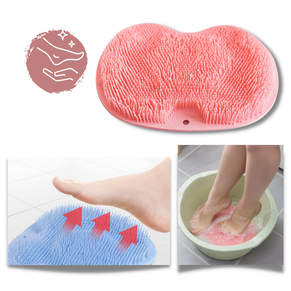 Brosse de douche relaxante pour le dos et les pieds

 - La réflexologie au bout des doigts

 - Ozerty